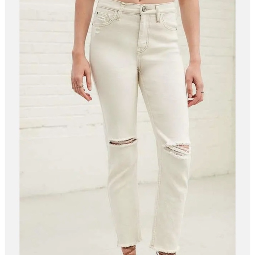 BDG Distressed High Rise Girlfriend Jeans